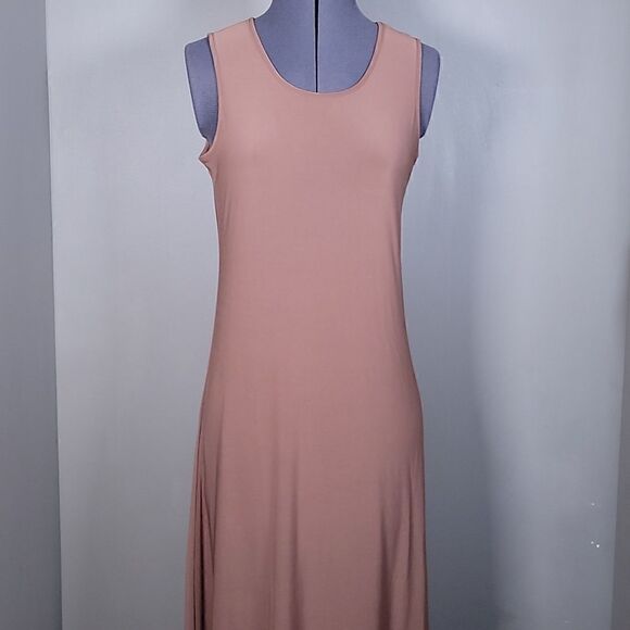 NWOT Attitudes by Renee Regular Duster & Sleeveless Maxi Dress Set Sz XXS - Picture 9 of 16